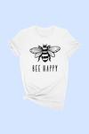 Bee Happy - White