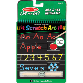 ABC & 123 Scratch Art